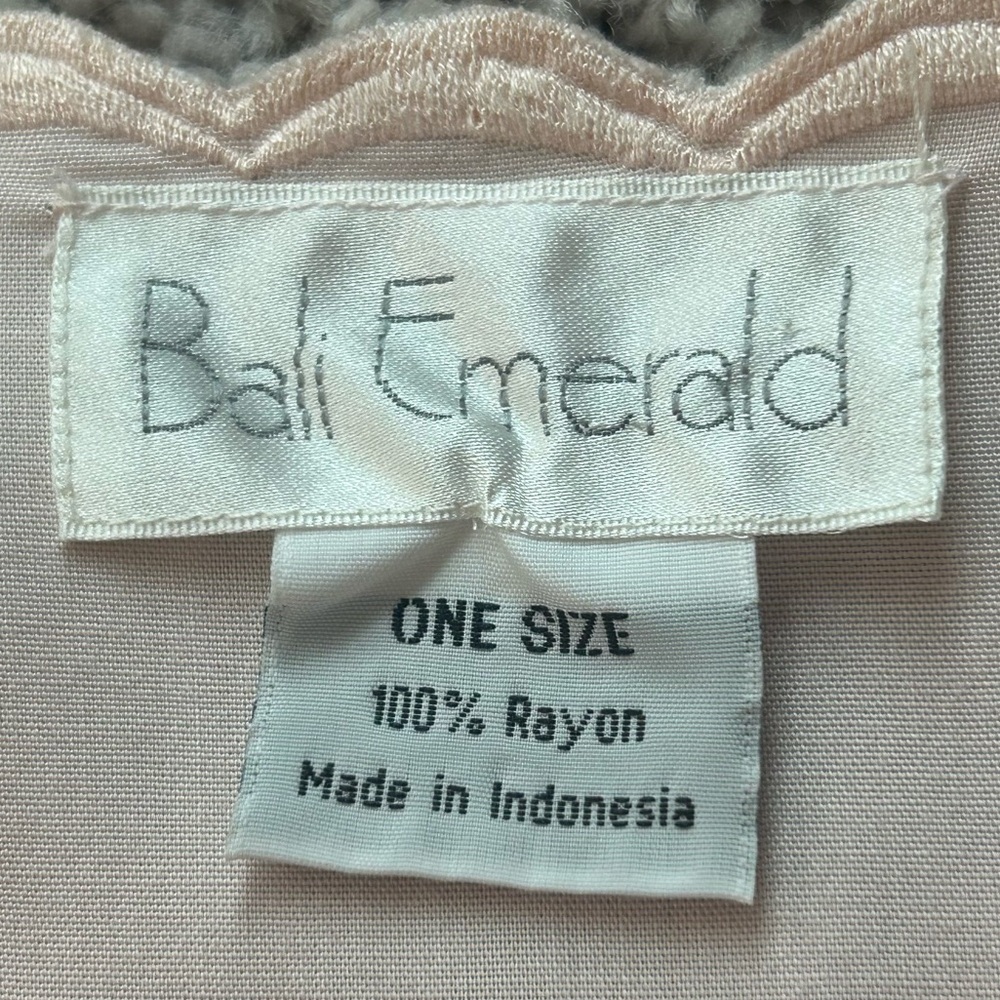 VTG 80s BALI EMERALD Lace Blouse and Skirt - Picture 7 of 8
